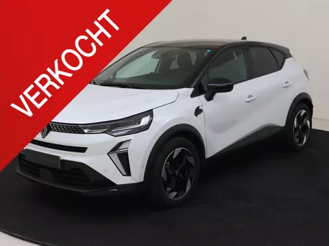 Renault Captur 1.6 E-Tech full hybrid 145 AUTOMAAT TECHNO HARMAN KARDON SOUND/ ACTIVE DRIVER ASSIST/ PARK ASSIST VOOR EN ACHTER MET CAMERA/ 18"LM VELGEN/ RESERVE WIEL/ ETC.. DEALER ONDERHOUDEN! RIJKLAAR!