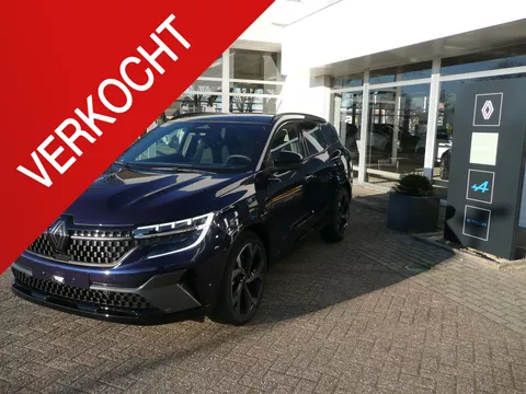 Renault Espace E-Tech full hybrid 200 esprit Alpine 7p. GLAZEN PANORAMA DAK/ 4 CONTROL ADVANCED/ PACK ACTIVE DRIVERS ASSIST/ PACK WINTER/ FULL LED/ PARK ASSIST RONDOM/ ELEK. BED. ACHTERKLEP/ 7 PERSOONS! ETC... RIJKLAAR!