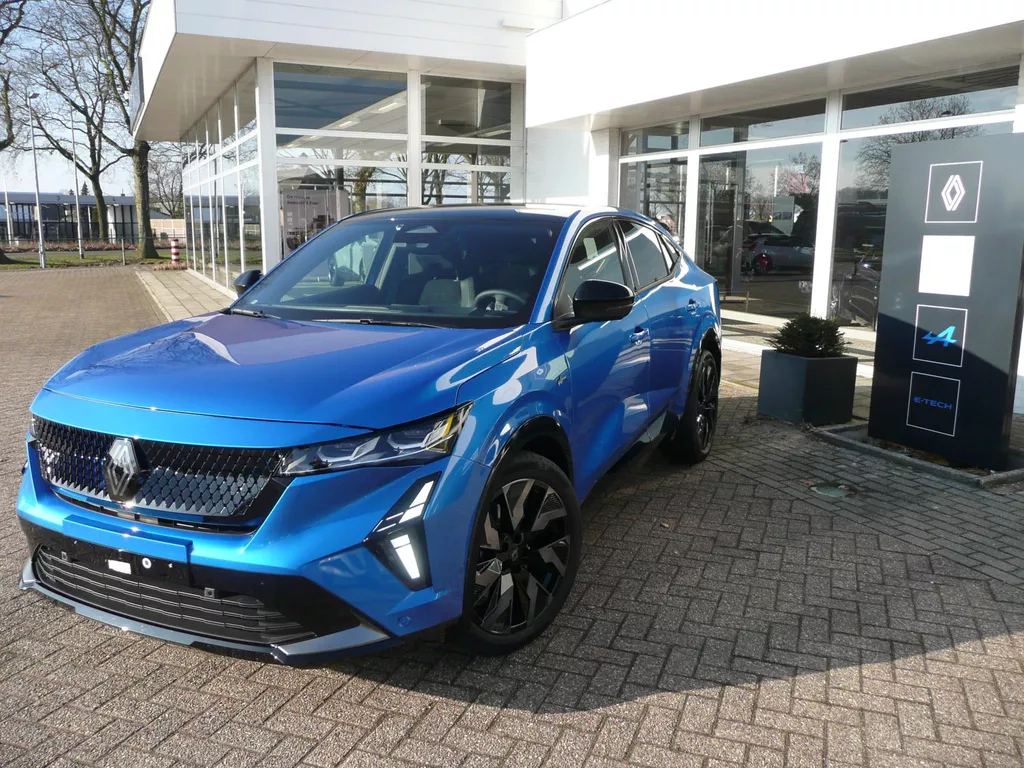 Renault Rafale E-Tech full hybrid 200 esprit Alpine LED MATRIX/ PACK PRIVILEGE/ PACK ELYSEE/ PACK LIGHT &amp; SOUND*/ HEAD-UP DISPLAY/ 4 WIELSTURING/ RESERVE WIEL/ ETC... RIJKLAAR!