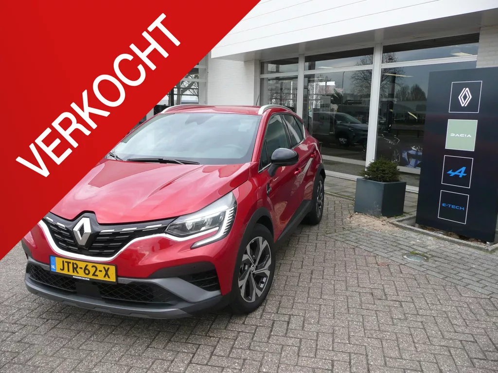 Renault Captur 1.6 E-Tech Plug-in Hybrid 160 R.S. Line PARK ASSIST V+A MET CAMERA/ DAKRAILS SATIJN/ PRIVACY GLAS ACHTER/ FULL LED/ CLIMATE- EN CRUISE CONTROLE/ ETC... ZEER LAGE KM-STAND! DEALER ONDERHOUDEN!