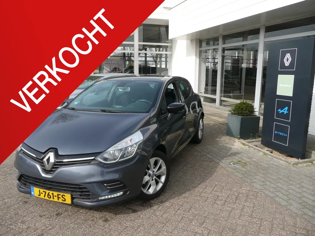 Renault Clio TCe 90 5drs. Limited PARK ASSIST ACHTER/ PACK COMFORT/ PACK ELECTRIC/ LM VELGEN MET 4 SEIZOENSBANDEN/ PRIVACY GLAS ACHTER/ ETC..  ALTIJD DEALER ONDERHOUDEN! RIJKLAAR!