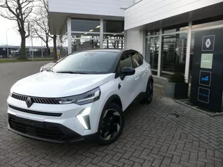 Renault Captur 1.8 E-Tech full hybrid 160 TECHNO/ ADAPTIVE CRUISE / PARK ASSIST V+A MET CAMERA/ RESERVE WIEL/ TWO-TONE WIT/ZILVER PARELMOER/ ETC... RIJKLAAR!