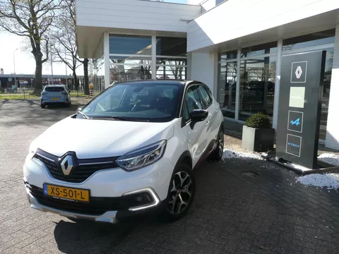 Renault Captur TCe 120 EDC/AUT. Intens/XMOD (EXTENDED GRIP) PARK ASSIST V+A INCL. CAMERA/ ARMSTEUN/ 4-SEIZOENSBANDEN/ TREKHAAK/ FULL LED VERLICHTING/ R-LINK NAVIGATIE MET ANDROID AUTO/ ETC.. DEALER ONDERHOUDEN! RIJKLAAR!