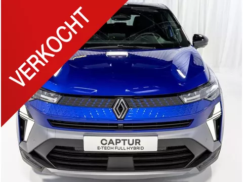 Renault Captur 1.8 E-Tech full hybrid 160 esprit Alpine PACK WINTER/ PACK ACTIVE DRIVER + PARK ASSIST V+A/ RESERVE WIEL/ ETC.... DEMOVOORDEEL VAN ONG: &euro; 4.500,--!! RIJKLAAR!