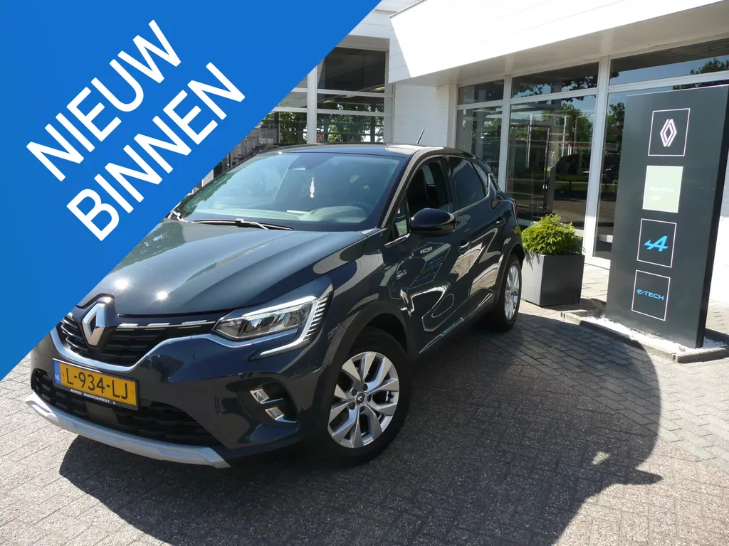 Renault Captur TCe 90 Intens PARK ASSIST ACHTER/ TWO-TONE BLAUW-ZWART/ CLIMATE- EN CRUISE  CONTROLE/ HANDSFREE ENTRY/ AEBS (NOODREMSYSTEEM) ETC.... DEALER ONDERHOUDEN (BIJ ONS) RIJKLAAR!