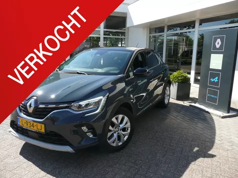 Renault Captur TCe 90 Intens PARK ASSIST ACHTER/ TWO-TONE BLAUW-ZWART/ CLIMATE- EN CRUISE  CONTROLE/ HANDSFREE ENTRY/ AEBS (NOODREMSYSTEEM) ETC.... DEALER ONDERHOUDEN (BIJ ONS) RIJKLAAR!
