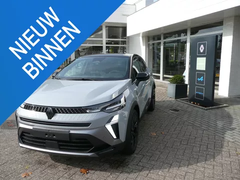 Renault Captur 1.8 E-Tech full hybrid 160 esprit Alpine PACK LIGHT &amp; SOUND/ 360GR 3D CAMERA/ ACTIVE DRIVERS ASSIST/ PARK ASSIST V+A/ RESERVE WIEL/ ETC... RIJKLAAR!
