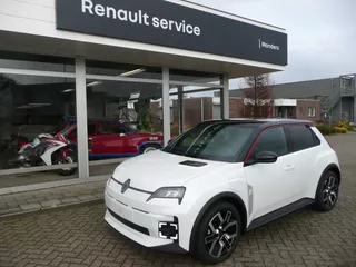 Renault 5 E-TECH ELECTRIC TECHNO 52KW 150PK COMFORT RANGE PACK WINTER/ HARMAN KARDON/ 4 SEIZOENSBANDEN/ TWO-TONE WIT PARELMOER/ZWART DAK, ETC... RIJKLAAR!