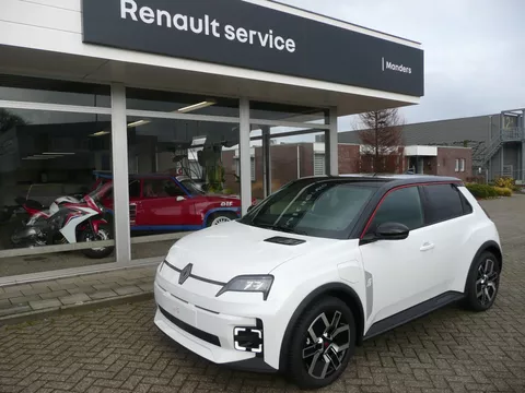 Renault 5 E-TECH ELECTRIC TECHNO 52KW 150PK COMFORT RANGE PACK WINTER/ HARMAN KARDON/ 4 SEIZOENSBANDEN/ TWO-TONE WIT PARELMOER/ZWART DAK, ETC... RIJKLAAR!