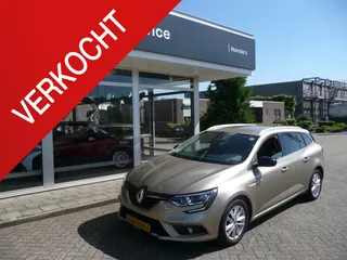 Renault M&eacute;gane Estate TCe 130 Limited PARK ASSIST A./ LM VELGEN/ R-LINK NAVIGATIE/ APPLE CAR PLAY/ANDROID AUTO/ CLIMATE- EN CRUISE CONTROLE/ ETC... DEALER ONDERHOUDEN! RIJKLAAR!
