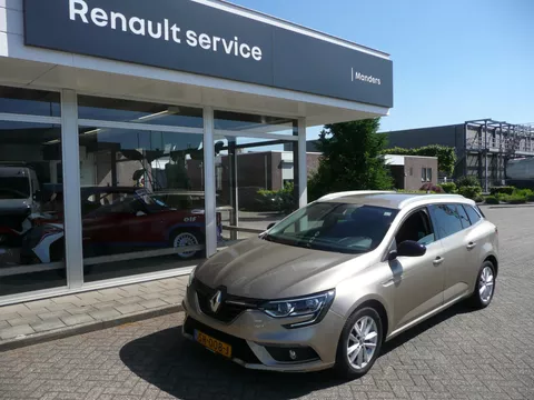 Renault M&eacute;gane Estate TCe 130 Limited PARK ASSIST A./ LM VELGEN/ R-LINK NAVIGATIE/ APPLE CAR PLAY/ANDROID AUTO/ CLIMATE- EN CRUISE CONTROLE/ ETC... DEALER ONDERHOUDEN! RIJKLAAR!