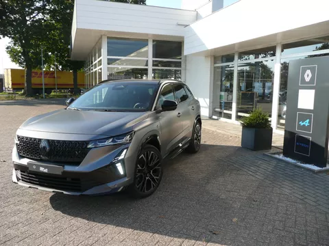 Renault Austral E-Tech full hybrid 200 Esprit Alpine HARMAN KARDON/ PACK LIGHT &amp; SOUND/ PACK PRIVILEGE*/ 360 CAMERA/ ELEK. BED ACHTERKLEP/ ACTIVE DRIVERS ASSIST/ GRIS SCHISTE SATIN/ GEZICHTSHERKENNING/ RESERVE WIEL/ ETC... RIJKLAAR!